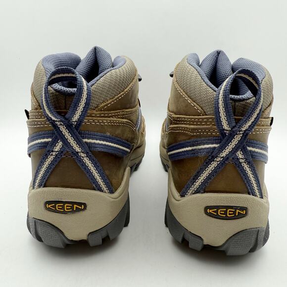 Keen Womens Targhee ll Mid Hiking Boot US 9.5 Brown Blue Waterproof Leather NWOB - Picture 9 of 12